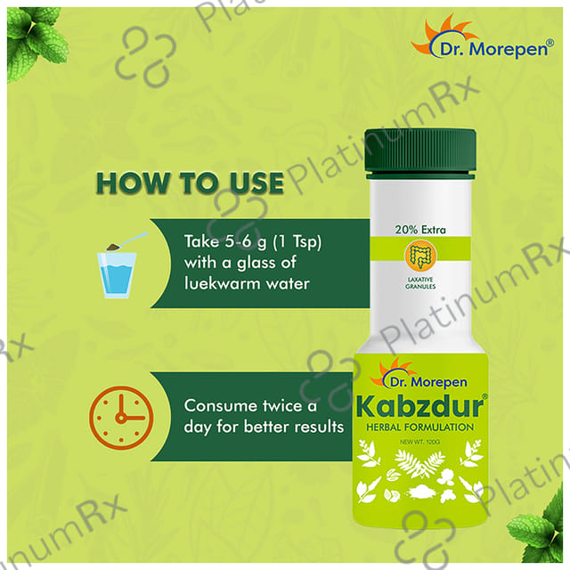 Dr. Morepen Kabzdur Herbal Formulation Granules