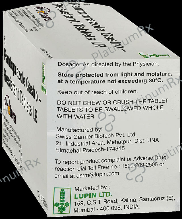 Protera 40mg Tablet 15s