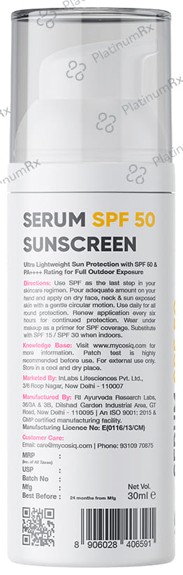 Cosiq Serum SPF 50 Sunscreen 30 ml