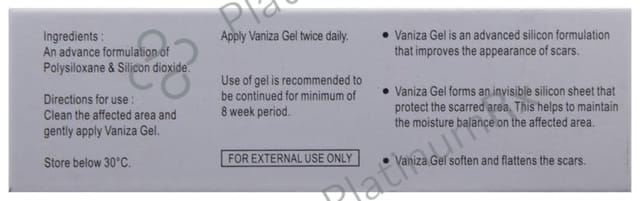 Vaniza Gel 10gm