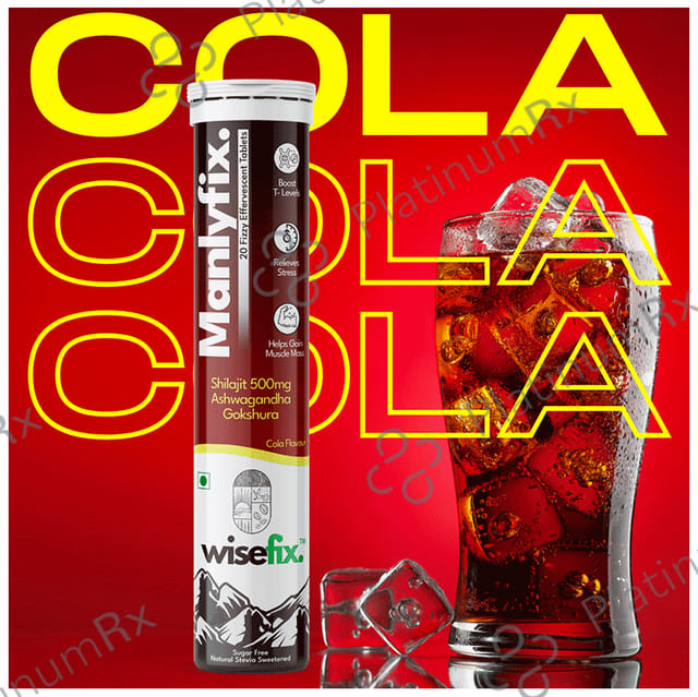 Wisefix Manlyfix Effervescent Tablet Cola Sugar Free