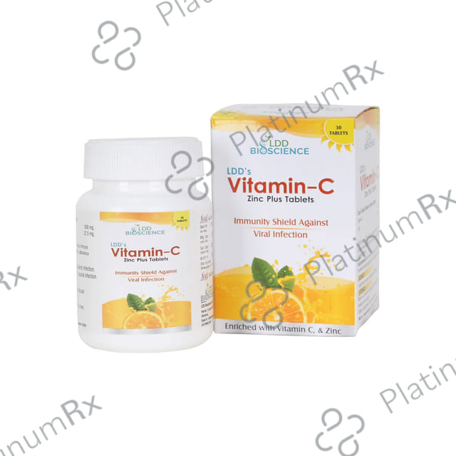 LDD Bioscience Vitamin-C Zinc Plus Tablet