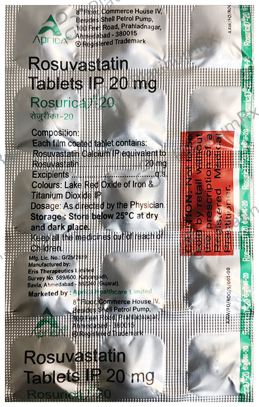 Rosurica 20mg Tablet 15s