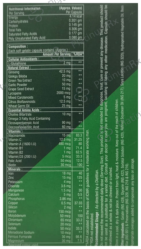 Megavax 5G Softgel Capsule 10s