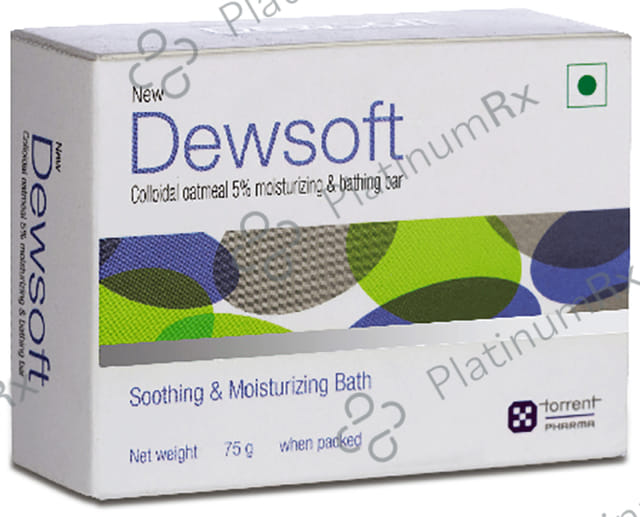 New Dewsoft Moisturising Bar 75gm
