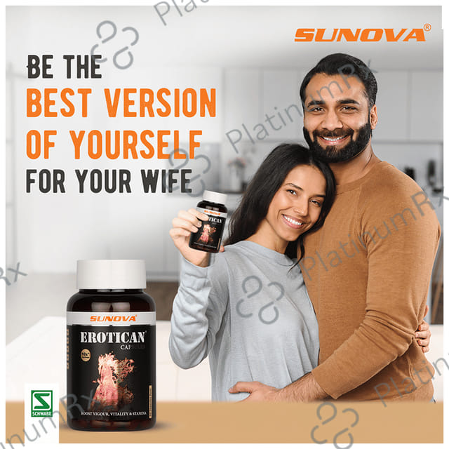 Erotican Capsule for Vigour, Vitality & Stamina Capsule for Vigour, Vitality & Stamina