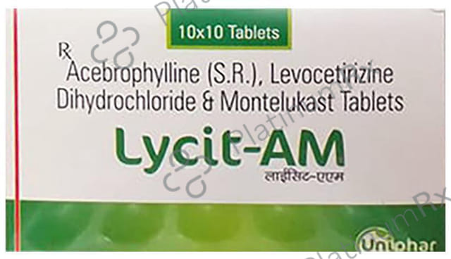 Lycit AM 200/5/10mg Tablet SR 10s