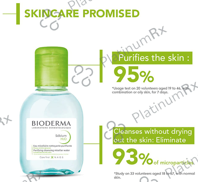 Bioderma Sebium H2O Purifying Cleansing Micelle Solution 100 ml