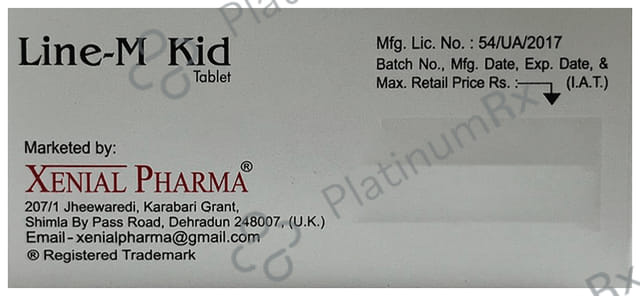 Line M Kid 2.5/4mg Tablet DT 10s