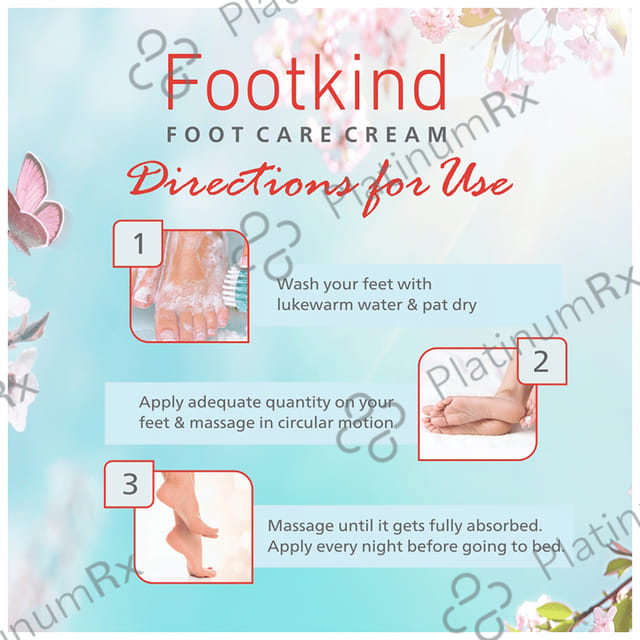 Footkind pH Balanced Foot Care Cream (60gm Each) 4 Tube