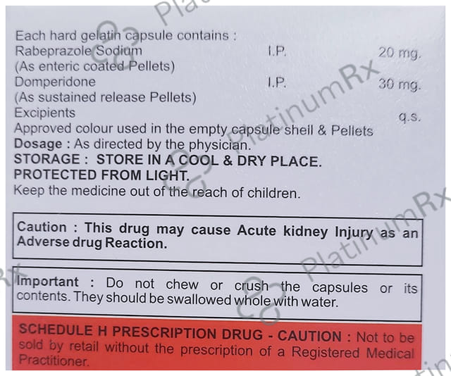 Rabesome D 30mg/20mg Capsule SR