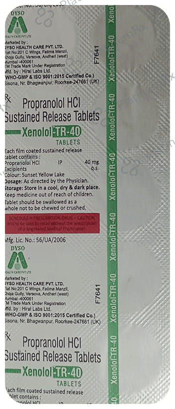 Xenolol-TR 40 Tablet