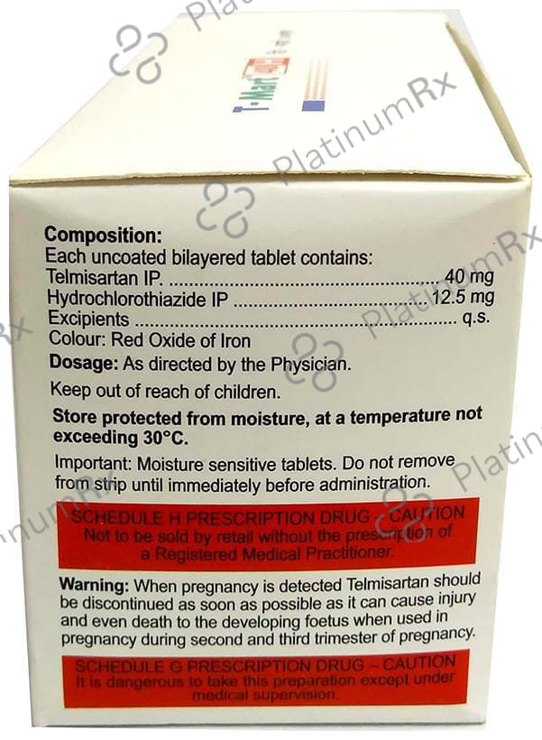 T Mart 40/12.5mg H Tablet 15s
