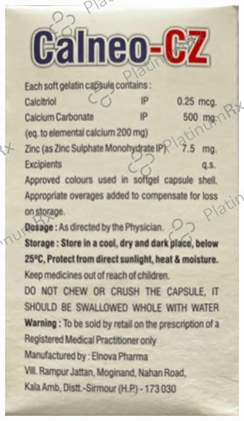 Calneo CZ Soft Gelatin Capsule 10s