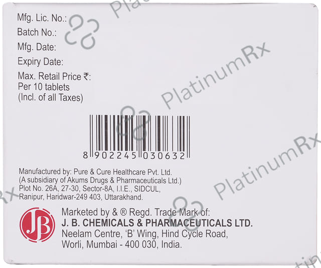Cilacar TM 10/25/40mg Tablet SR 10s