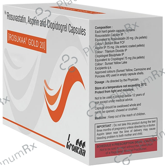 Rosukaa Gold 75mg/20mg/75mg Capsule