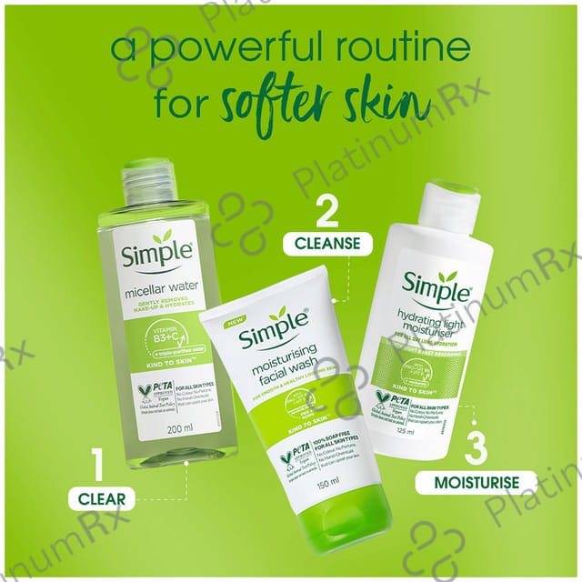 Simple Moisturising Facial Face Wash