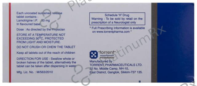 Lamitor OD 50mg Tablet SR 10s