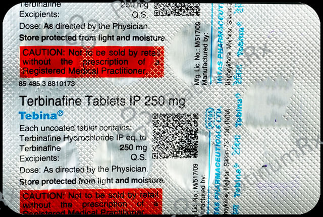 Tebina 250mg Tablet 7s