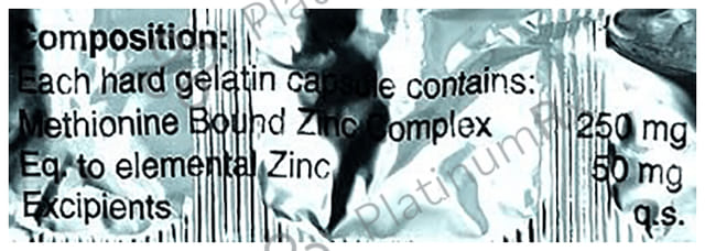 Zitcare Forte 50/250mg Capsule 15s