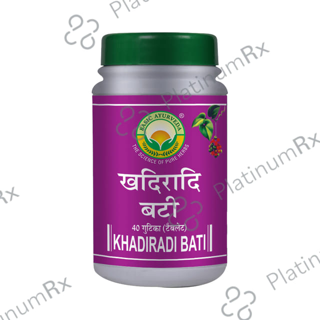 Basic Ayurveda Khadiradi Bati