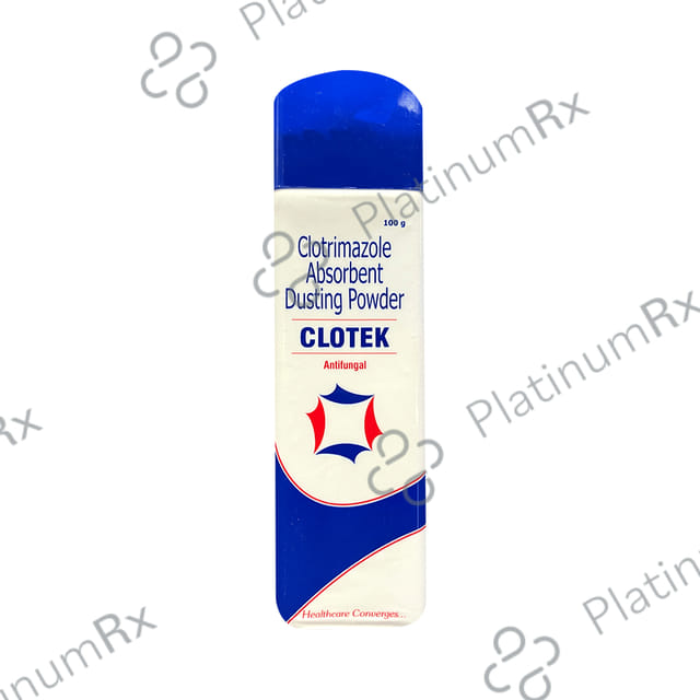Clotek Antifungal Dusting Powder (100gm Each) 1 Bottle