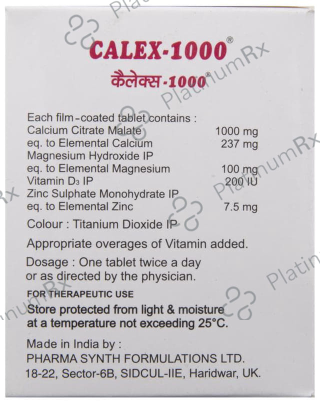 Calex 1000 Tablet 10s