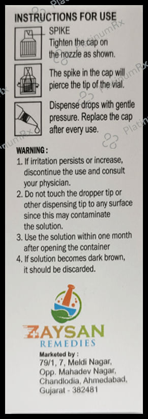 Zaymox-D Eye Drop
