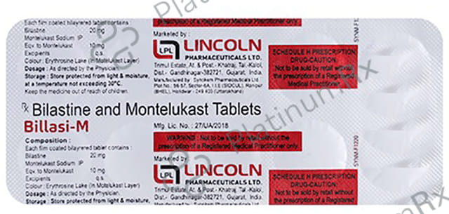 Billasi M 20/10mg Tablet 10s