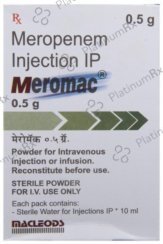 Meromac 0.5gm Injection 1s