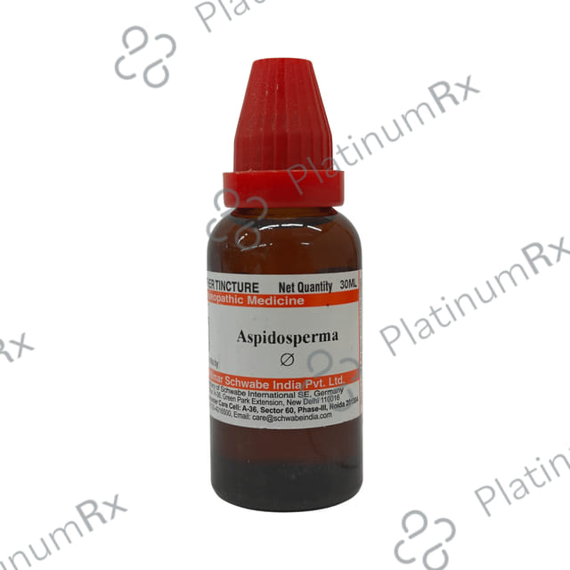 Dr Willmar Schwabe India Aspidosperma Mother Tincture Q