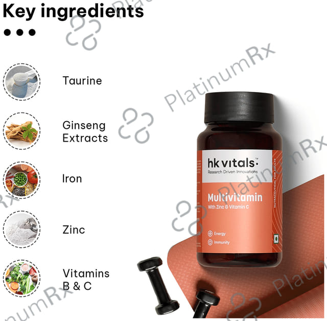 Healthkart HK Vitals Multivitamin Tablet 30s