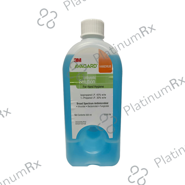 3M Avagard Handrub Hand Sanitizer Antiseptic Solution 500ml