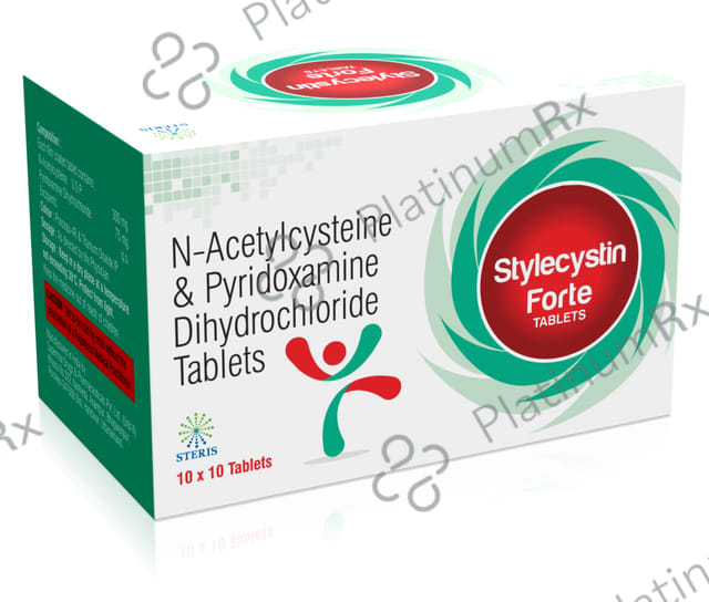 Stylecystin Forte 300/75mg Tablet 10s