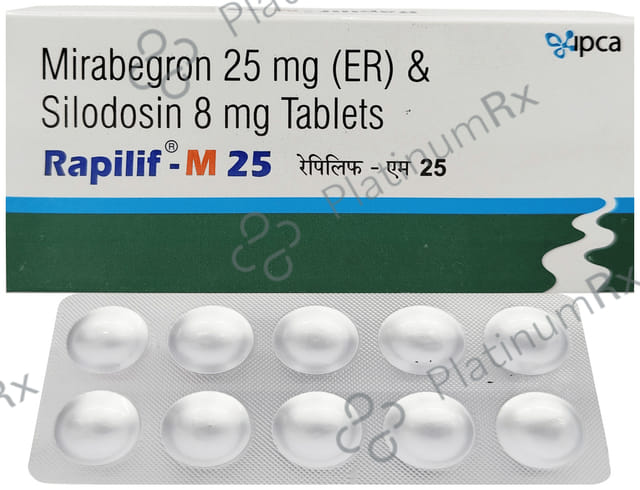 Rapilif M 25/8mg Tablet ER 10s