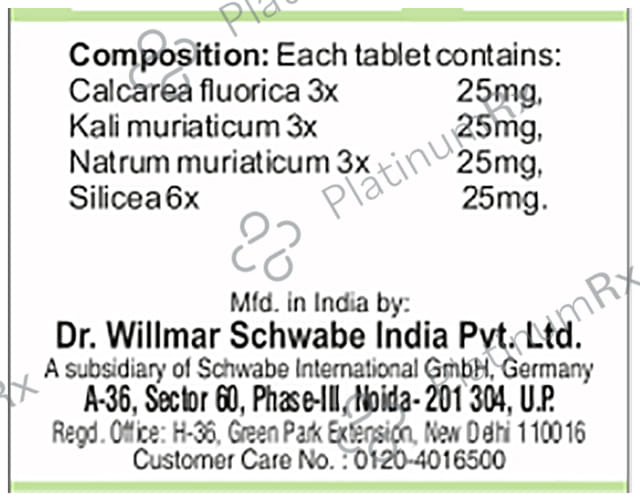 Dr Willmar Schwabe India Bio-Combination 04 (BC 04) Tablet 20 gm