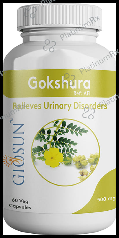 Giosun Gokshura 500mg Veg Capsule