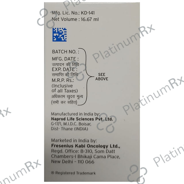 Intaxel 100mg Injection 17ml