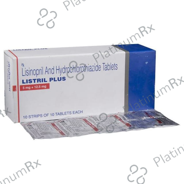 Listril Plus 12.5/5mg Tablet 10s