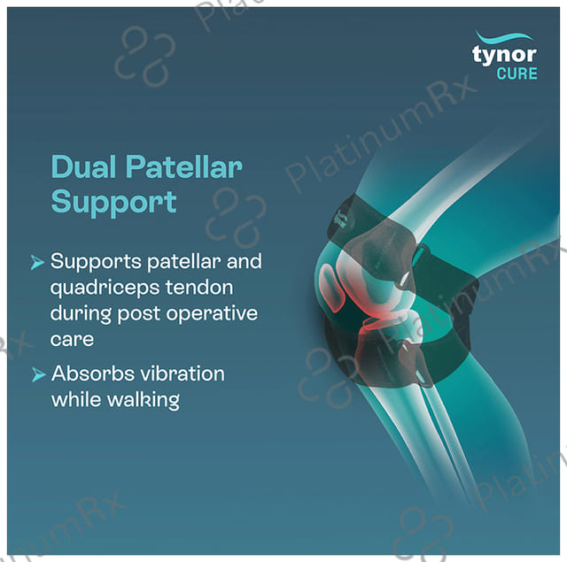 Tynor Dual Patellar Support Black Universal