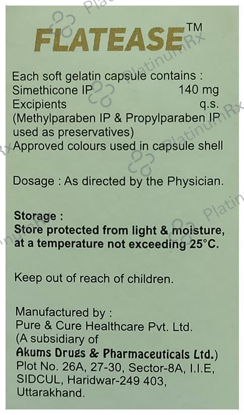 Flatease Capsule 10s