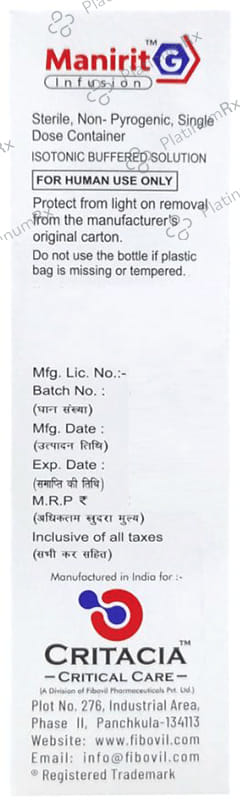 Manirit G Infusion 100ml