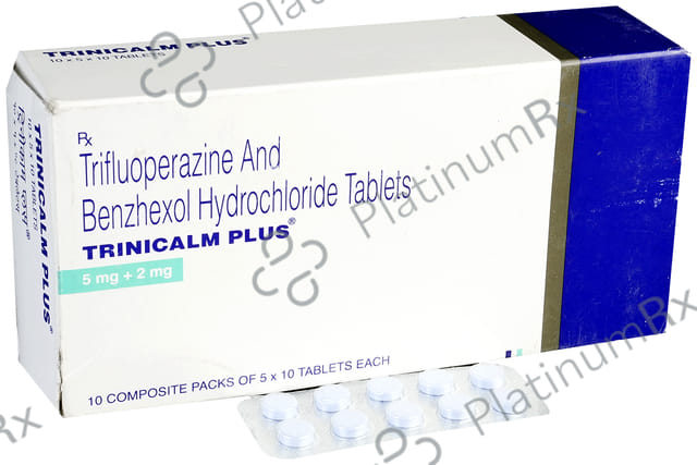Trinicalm Plus 5/2mg Tablet 10s