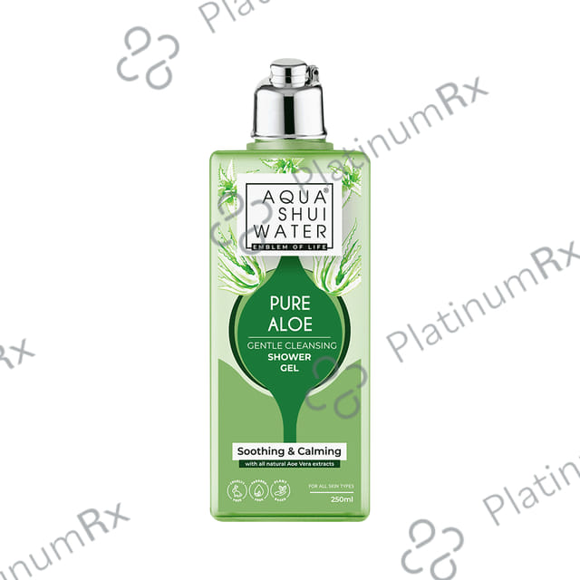 Aqua Shui Water Pure Aloe Shower Gel(250ml Each) 1 Pack