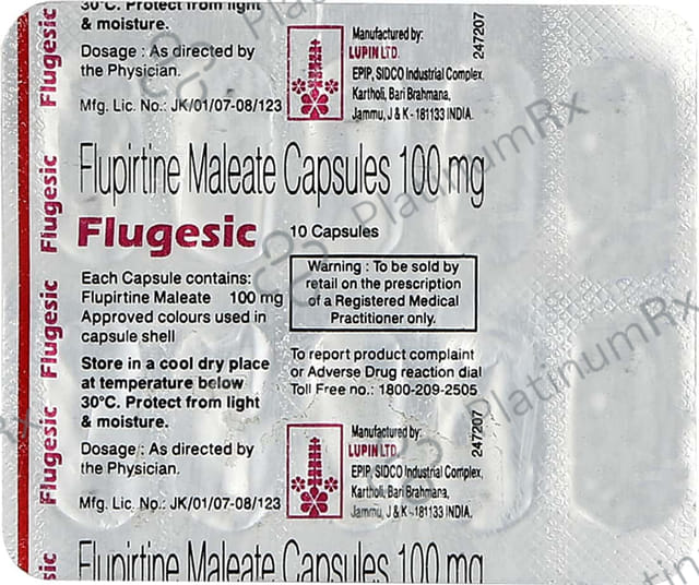 Flugesic 100mg Tablet SR 10s