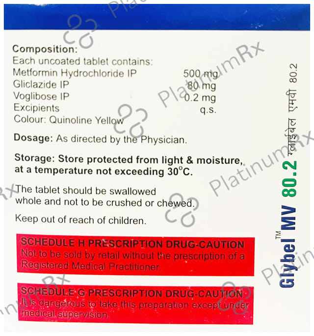 Glybel MV 80.2 Tablet 15s