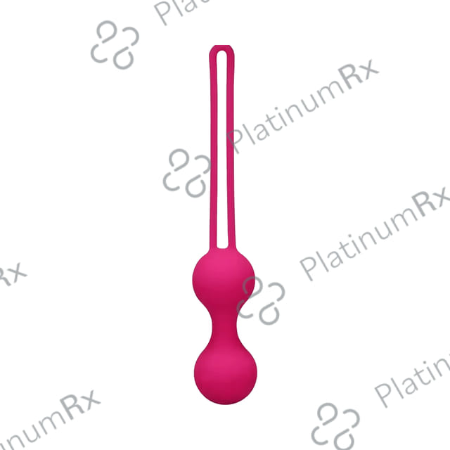 Healthcave Medgram Double Kegel Ball Pelvic Muscle Exerciser and Toner Pink