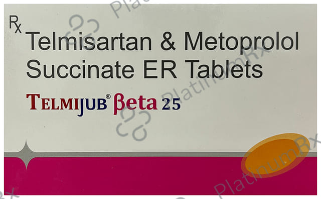 Telmijub Beta 40/25mg Tablet ER 15s