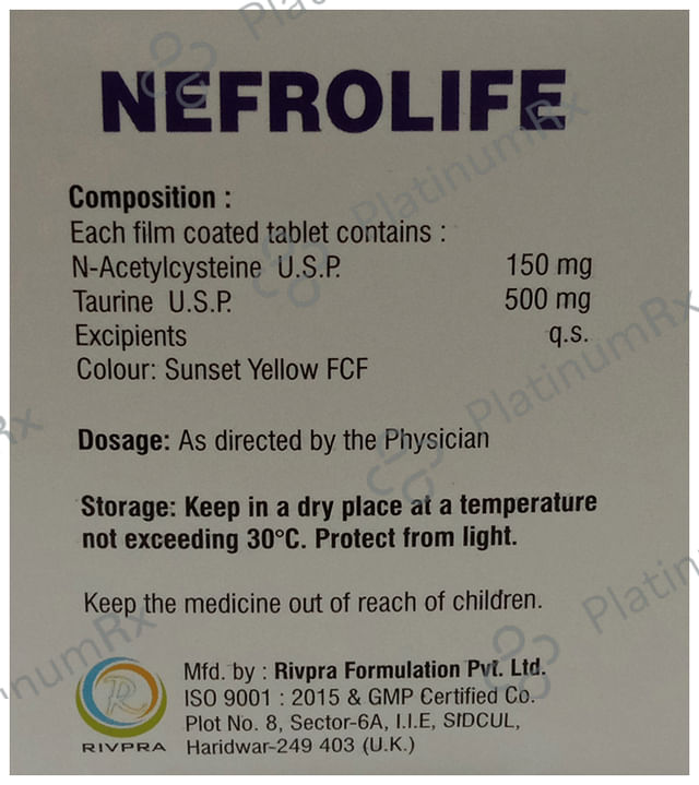 Nefrolife 500mg/150mg Tablet