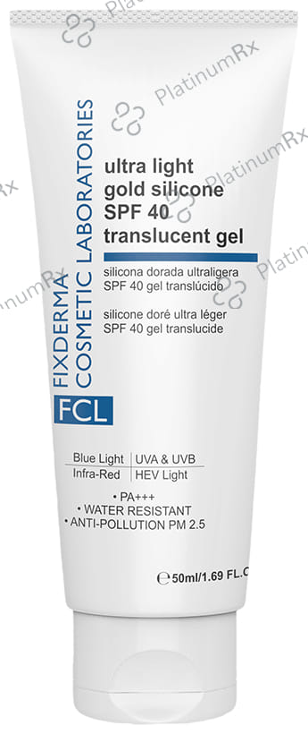 Fixderma FCL Ultra light Gold Silicon Translucent Gel SPF 40 50ml